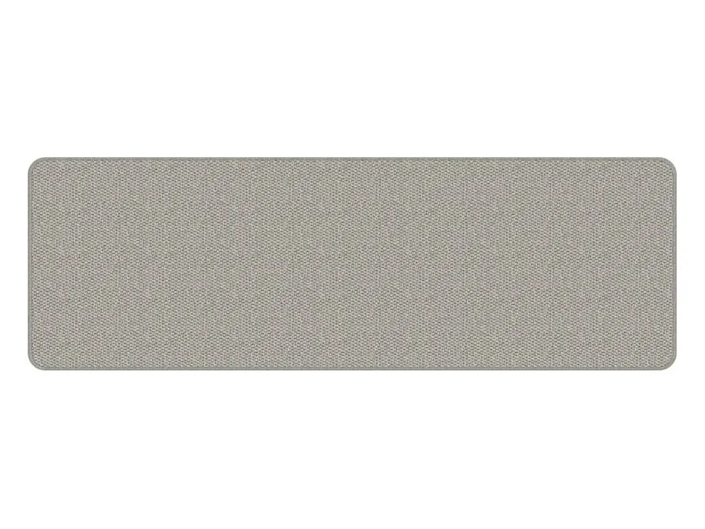 Garden Furniture Overijse Alfombra de pasillo con aspecto de sisal platina 50x150 cm Topo Best