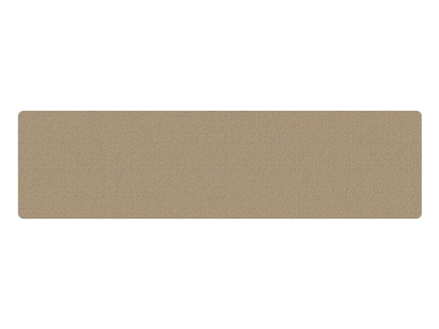 Garden Furniture Overijse Alfombra de pasillo con aspecto de sisal color arena 80x300 cm Marru00f3n Hot
