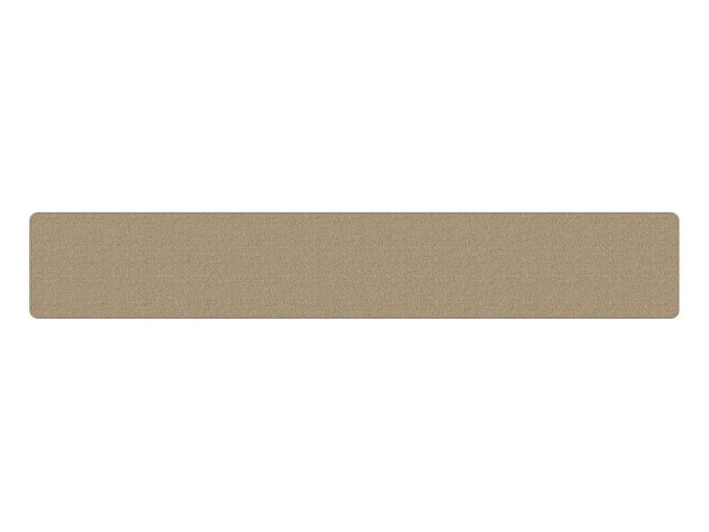 Garden Furniture Overijse Alfombra de pasillo con aspecto de sisal color arena 50x300 cm Marru00f3n