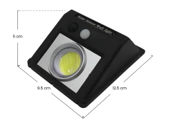 7H SEVENON Pack 6 Apliques de Pared Solares LED con Sensor Crepuscular y Movimiento 7500K 20000H 7hSevenOn Negro Clearance