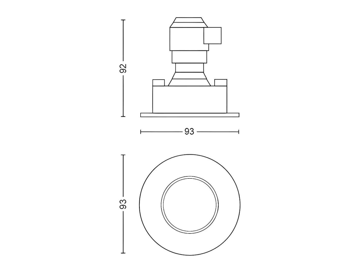 Ledkia Pack 3 Focos Downlight White Ambiance GU10 Hue Adore Corte Ø70 mm Cromado Dorado Online