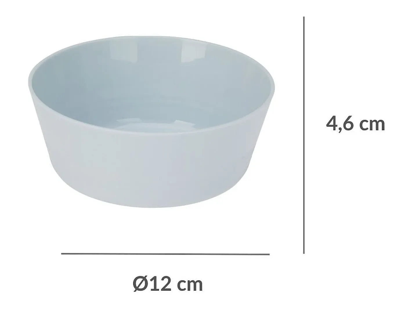 Discount Pack de 6 cuencos Ø12x4,6 cm Multicolor