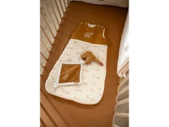Sauthon Pack de 2 sábanas bajeras de algodón ecológico Beige Best