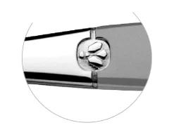 New Lou Laguiole Pala para tarta Jet Sablé de acero inoxidable - Diseño contemporáneo Gris