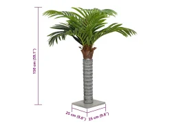 Palmera artificial 12 hojas 150 cm Verde Best