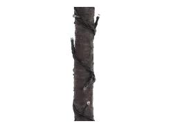 vidaxl Iluminación Exterior-Palmera artificial con 252 LED blanco cálido 400 cm Verde