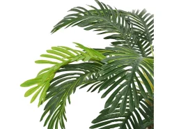 Planta Artificial-Palmera Cycas Artificial con Maceta de 90 cm Verde