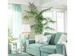 J-Line Palmier de bambú en maceta de tela 120x120x175 cm Verde Outlet