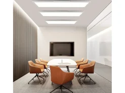 Online NETTLIFE Panel LED 120x30, luz de techo regulable, largo, retroiluminación RGB, cambio de color plana con control remoto, 36 W Blanco