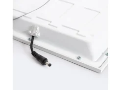 Ledkia Panel LED 120x60 cm 60W 6000lm BOKE + Kit de Suspensión No Flicker 3000K Individual Cálido Blanco