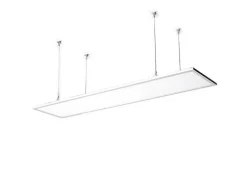 Ledkia Panel LED 120x60 cm 60W 6000lm BOKE + Kit de Suspensión No Flicker 3000K Individual Cálido Blanco