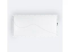 Ledkia Panel LED 120x60 cm 60W 6000lm BOKE + Kit de Suspensión No Flicker 3000K Individual Cálido Blanco