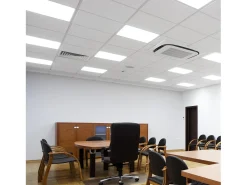 Ledkia Plafón-Panel LED 60x60 cm 40W 4000lm con Caja de Conexiones Rápidas y Cable de Seguridad 6000K LIFUD Individual Frío Blanco
