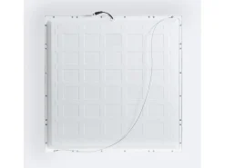 Ledkia Plafón-Panel LED 60x60 cm 40W 4000lm con Caja de Conexiones Rápidas y Cable de Seguridad 6000K Individual Frío OSRAM Blanco