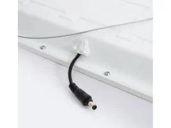 Ledkia Plafón-Panel LED 60x60 cm 40W 4000lm con Caja de Conexiones Rápidas y Cable de Seguridad 6000K Individual Frío OSRAM Blanco