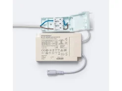 Ledkia Plafón-Panel LED 60x60 cm 40W 4000lm con Caja de Conexiones Rápidas y Cable de Seguridad 6000K Individual Frío OSRAM Blanco