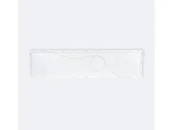Ledkia Panel LED 120x30 cm 40W 4000lm Microprismático No Flicker 3000K Industrial Cálido Blanco Hot