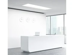 Ledkia Plafón-Panel LED 120x30 cm 40W 4000lm Microprismático UGR17 3000K LIFUD Individual Cálido Blanco