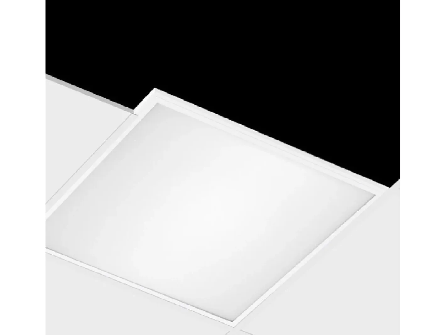 Ledkia Plafón-Panel LED 60x60 cm 40W 4000lm Microprismático (UGR17) Certadrive No Flicker 3000K Individual Cálido Blanco
