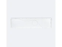 Outlet Ledkia Panel LED 120x30 cm 40W 4000lm Regulable Microprismático (UGR17) 3000K Regulable 0-10V Individual Cálido Blanco