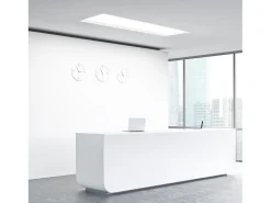 Ledkia Plafón-Panel LED 120x30 cm 40W 4000lm Regulable Microprismático (UGR17) 6000K Regulable Dali Individual Frío Blanco