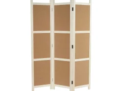 MCW Biombo-Pantalla -G52, marrón, 3 paneles 166x121cm Marru00f3n