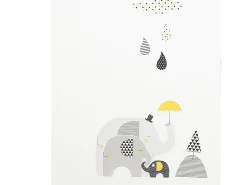 Sauthon Papel Adhesivos murales Elefante Gris Hot