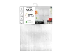 Soleil d'ocre Ropa De Casa-Par de Visillo para ventana 60x90 cm MAELIS Blanco