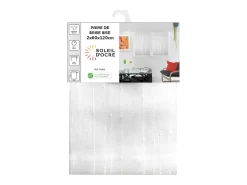 Soleil d'ocre Ropa De Casa-Par de Visillo para ventana 60x120 cm MAELIS Blanco