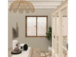 Soleil d'ocre Par de visillo 60x120 cm CELIA taupe, por Topo Best