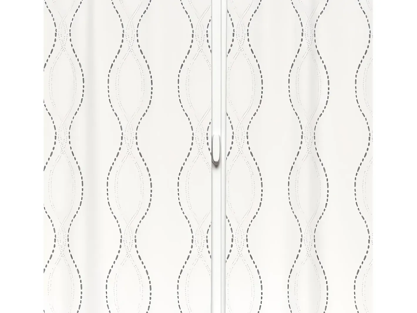 Soleil d'ocre Ropa De Casa-Par de visillos para ventana 60x120 cm PEARL, por Blanco