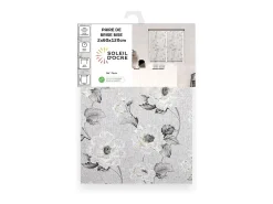 Soleil d'ocre Ropa De Casa-Par de visillos para ventana 60x120 cm PAOLA, por Blanco