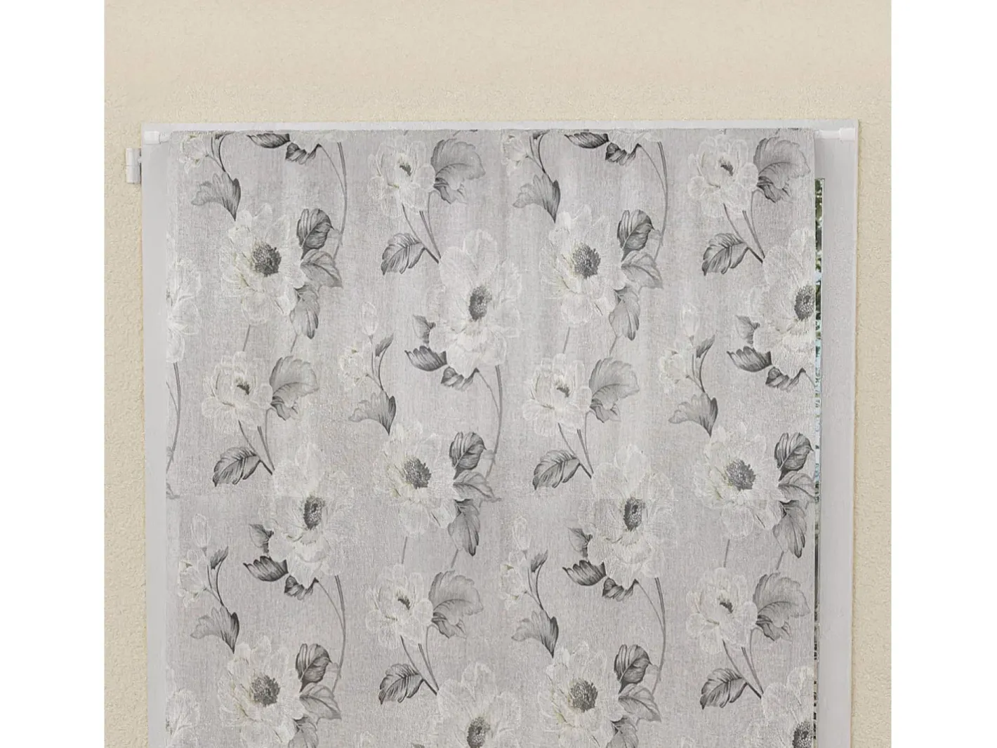 Soleil d'ocre Ropa De Casa-Par de visillos para ventana 60x120 cm PAOLA, por Blanco
