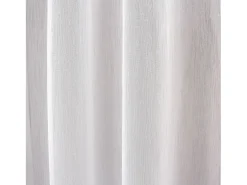 DECOSTAR Pares de visillos rectos con acabado de pasador para barra Blanco