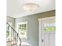 Maytoni Pascal Plafón Flush Bowl con Oro, 3 Luces, E27 Blanco Online