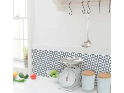 Draeger Pegatinas de azulejos 15 X 15 cm - Triángulos y blanco Gris Clearance