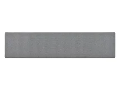 Garden Furniture Pelle Alfombra de pasillo oscuro 50x250 cm Gris Outlet