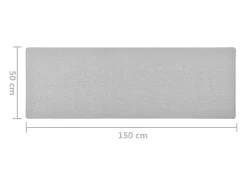 Sale Garden Furniture Pelle Alfombra de pasillo 50x150 cm Gris claro