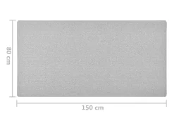 Sale Garden Furniture Pelle Alfombra de pasillo 80x150 cm Gris claro