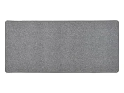 Garden Furniture Pelle Alfombra de pasillo oscuro 50x100 cm Gris