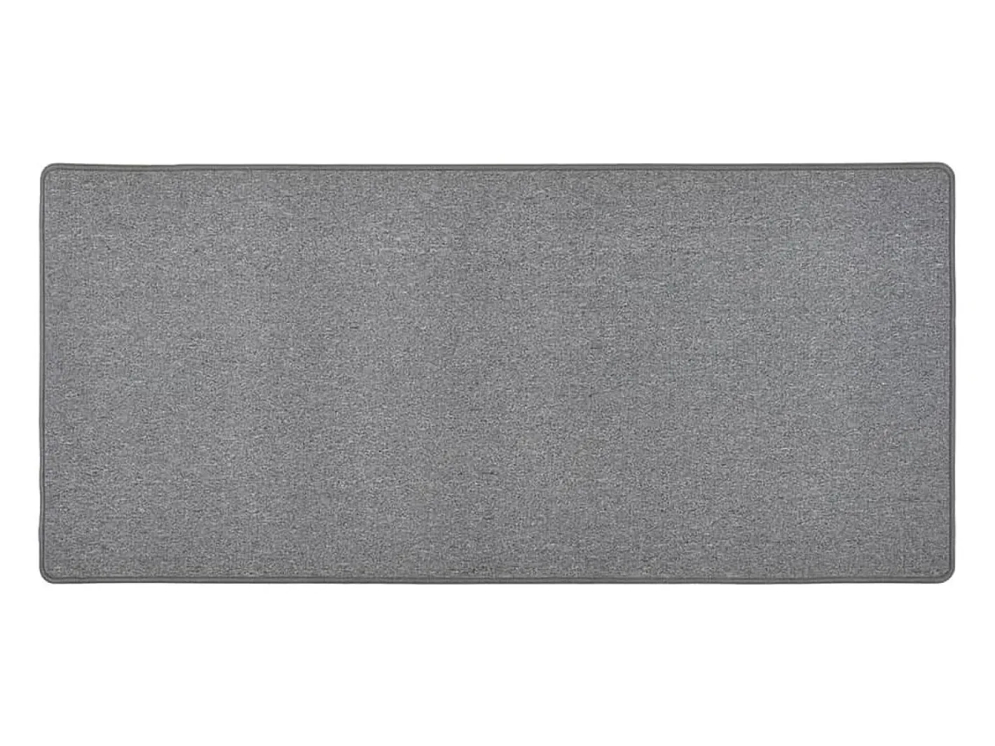 Garden Furniture Pelle Alfombra de pasillo oscuro 50x100 cm Gris