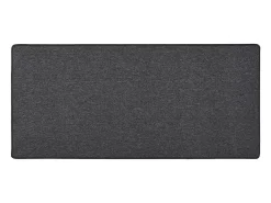 Garden Furniture Pelle Alfombra de pasillo 80x150 cm Gris antracita Best