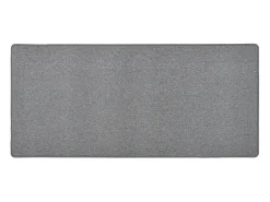 Outlet Garden Furniture Pelle Alfombra de pasillo oscuro 80x150 cm Gris