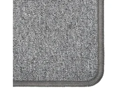 Best Garden Furniture Pelle Alfombra de pasillo oscuro 80x250 cm Gris