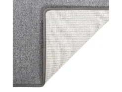 Best Garden Furniture Pelle Alfombra de pasillo oscuro 80x250 cm Gris