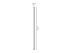 Pencil - Módulo de luz a batería Zafferano, grande, portátil y recargable, IP65, regulador táctil, altura 146 cm, oscuro Gris Online