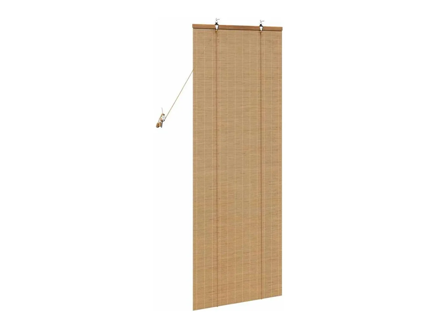 Ropa De Casa-Persianas y opacas marrón claro 60 x 160 cm Bambú Marru00f3n