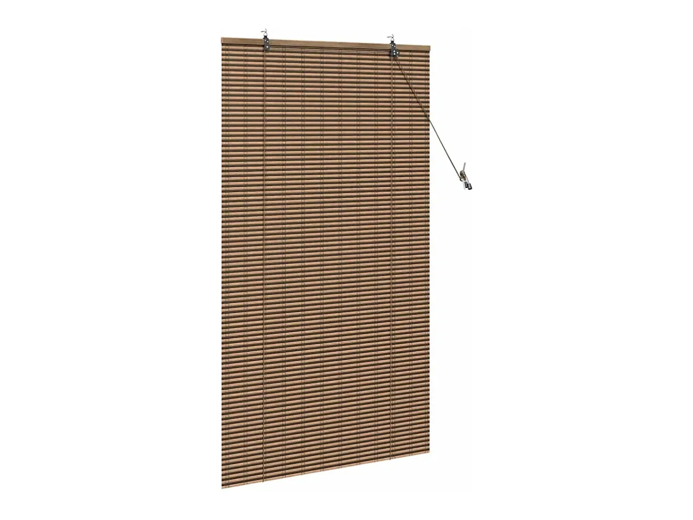 Clearance Persianas y opacas marrones 100 x 160 cm Bambú Marru00f3n