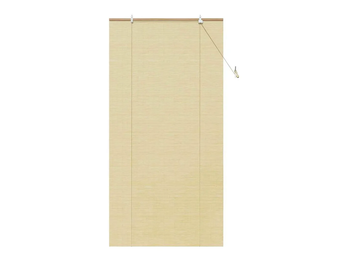 Ropa De Casa-Persianas y opacas naturales 100 x 220 cm Bambú Marru00f3n