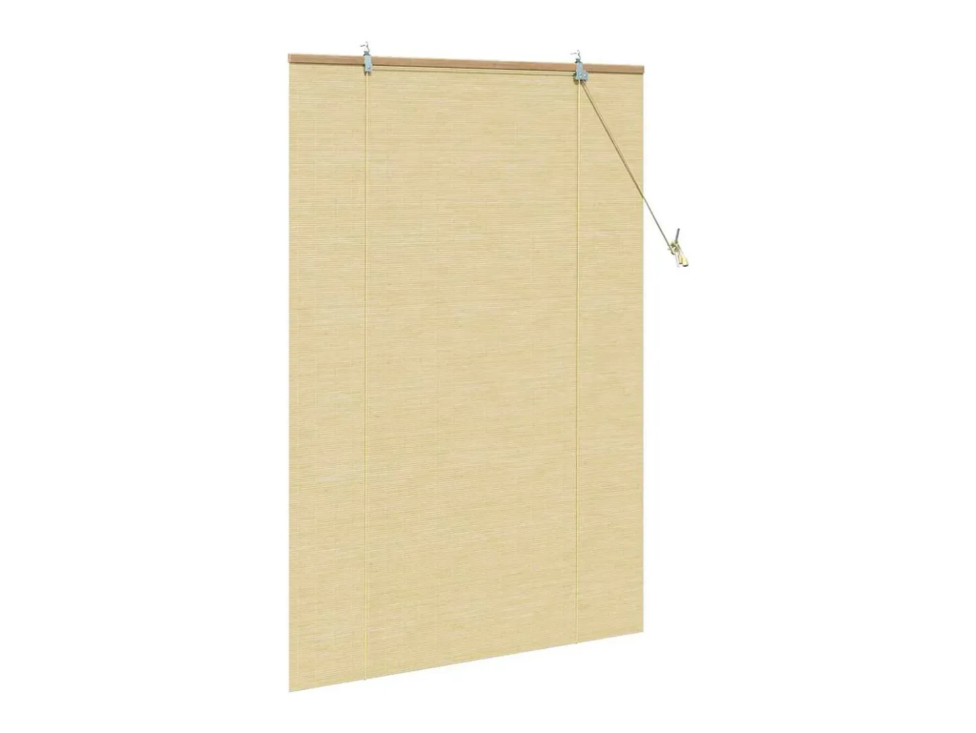 Persianas y opacas naturales 110 x 160 cm Bambú Marru00f3n Sale